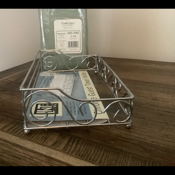 Linens N Things Chrome Guest Towel Holder Bundle - Picture 4 of 6